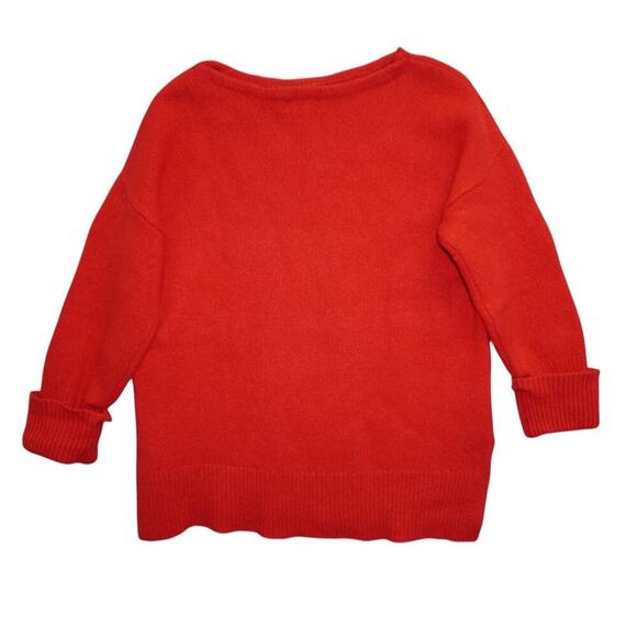Polo Ralph Lauren Women’s XS Red Merino Wool Cashmere Blend Sweater Crew Neck - Picture 3 of 7